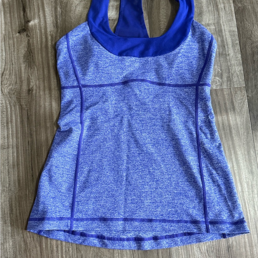 Lululemon Blue Athletic Tank Top